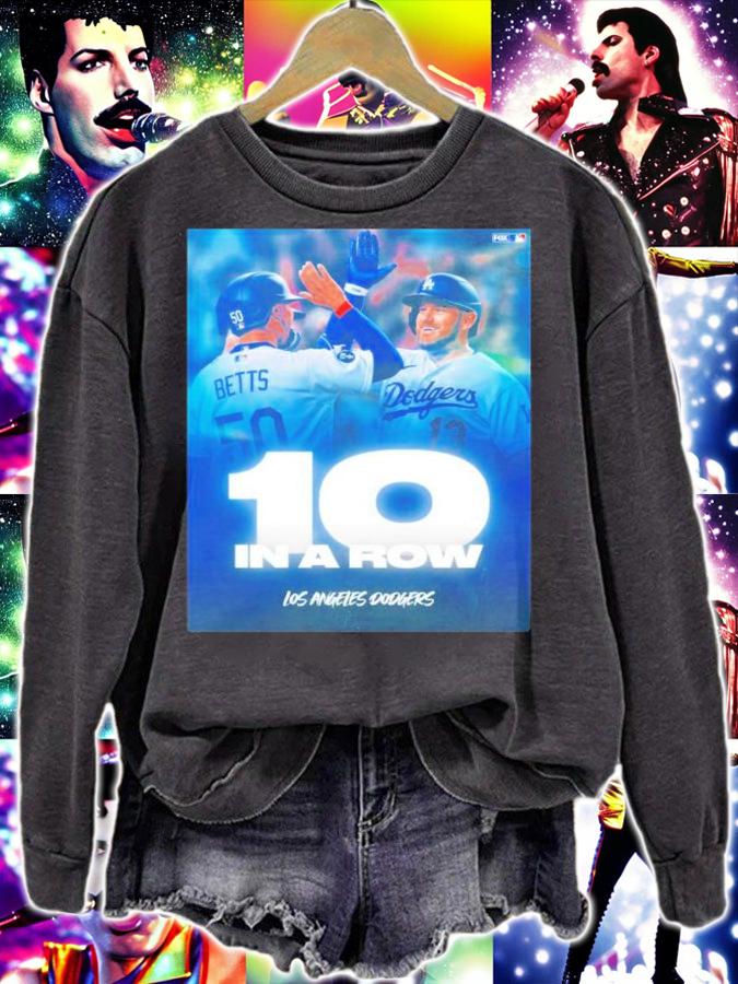 10 In A Row Los Angeles Baseball Shirt t-shirt