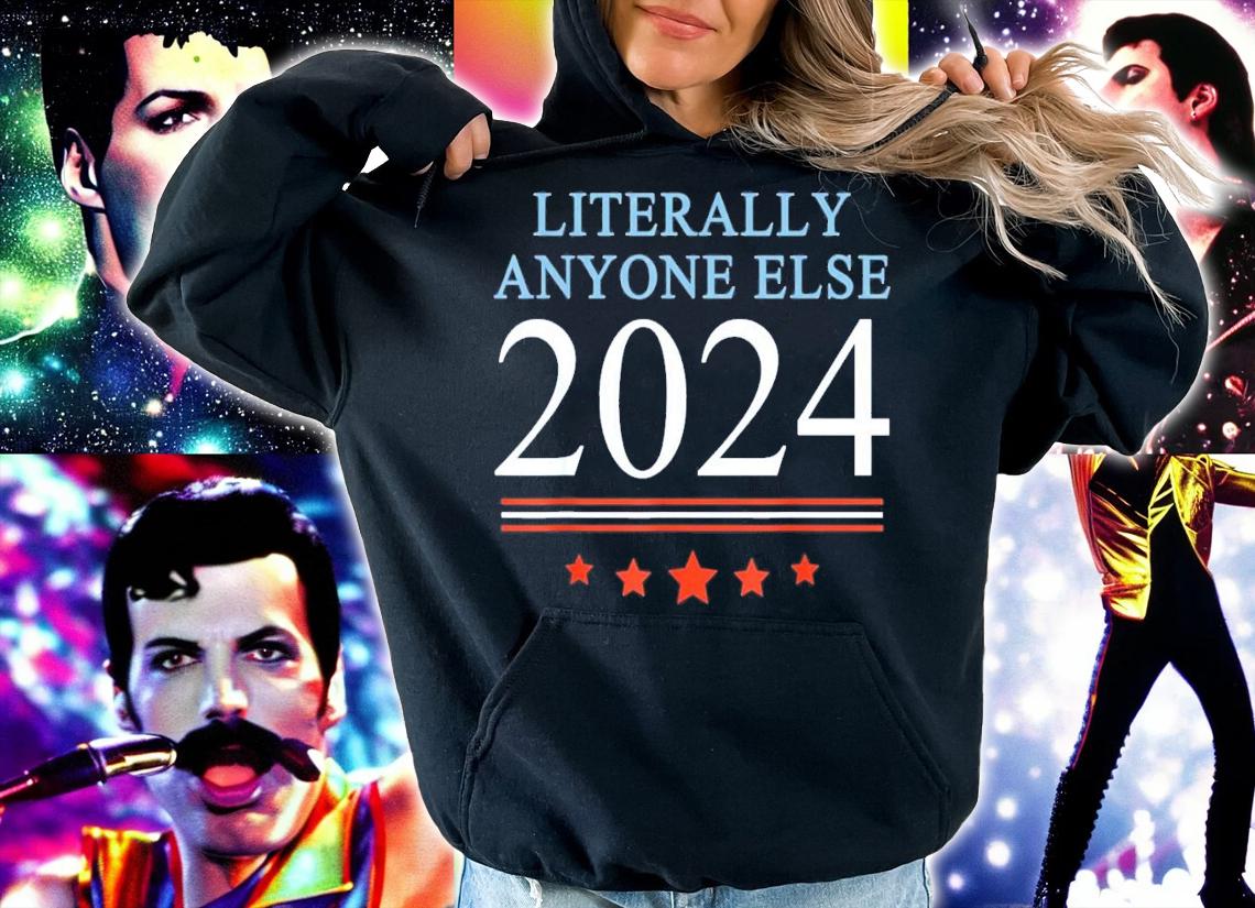 Anti Joe Biden Literally Anyone Else 2024 Vote 2024 T-Shirt t-shirt