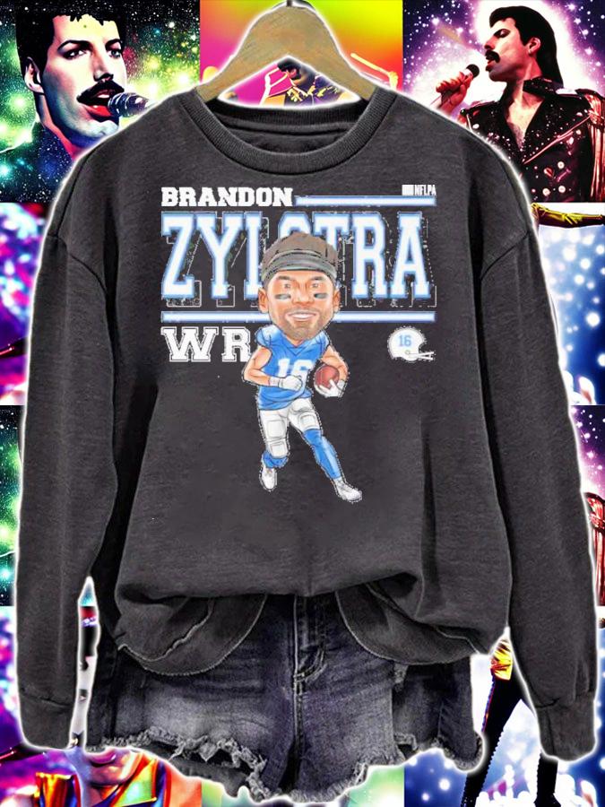 Brandon Zylstra Carolina Cartoon Football Shirt t-shirt