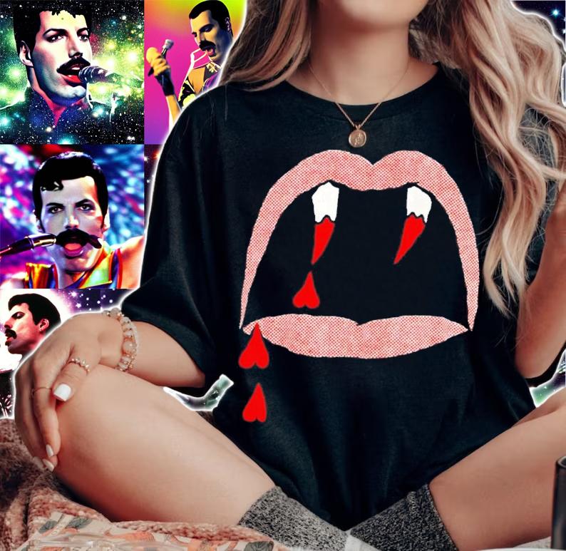 Saint Laurent Paris Vampire Iconic Shirt t-shirt