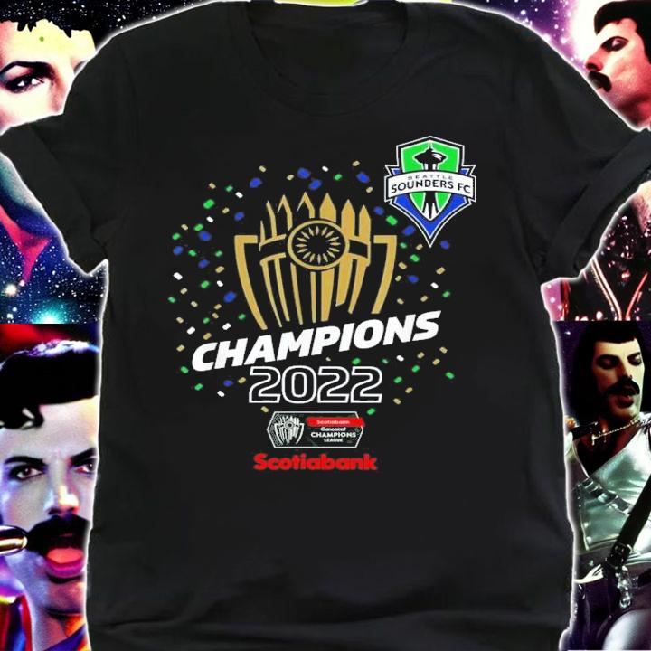 Seattle Sounders Champions 2022 Concacaf T-Shirt t-shirt