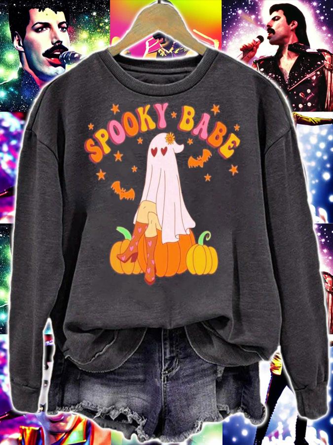 Spooky Vibes Babe Halloween Shirt t-shirt