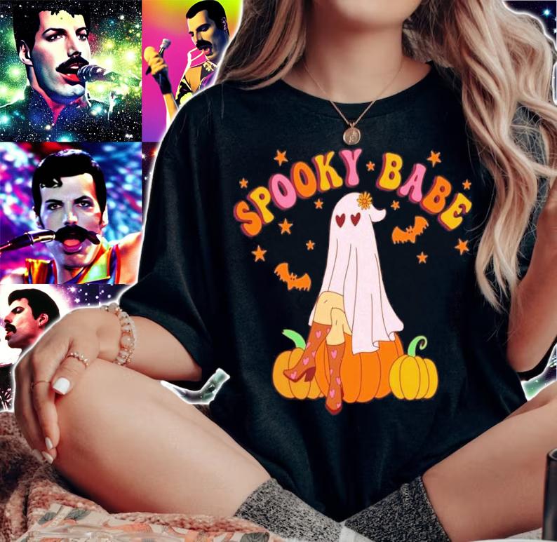 Spooky Vibes Babe Halloween Shirt t-shirt