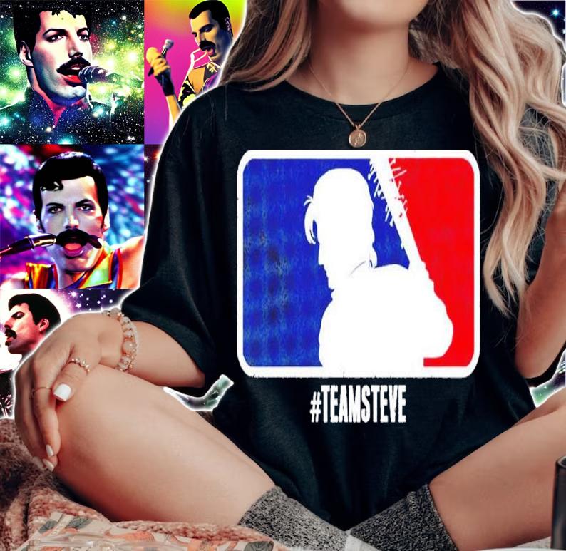 Team Steve Season Is Coming Logo Character MLB Shirt t-shirt woman shirt