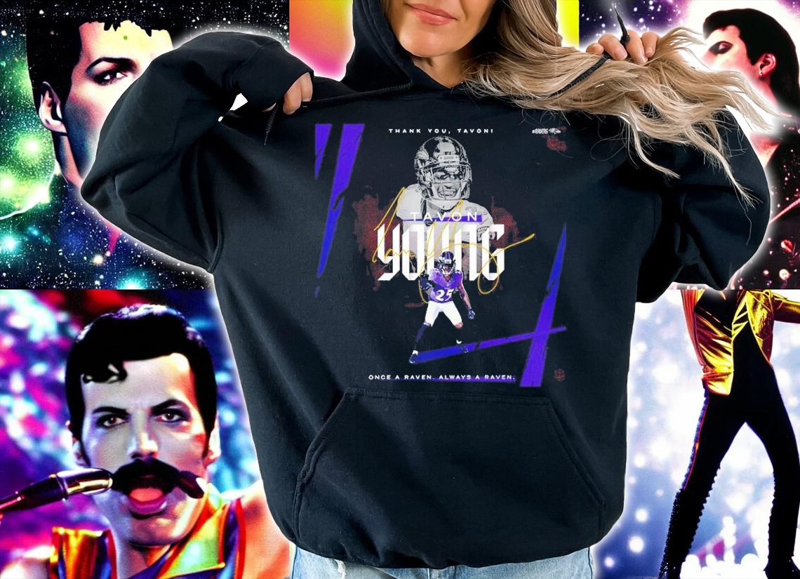 Thank You Tavon Young Baltimore Ravens Once A Raven Always A Ravens Shirt t-shirt hoodie