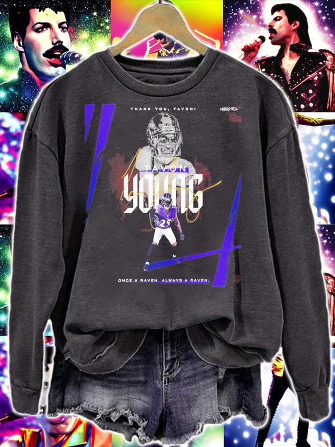 Thank You Tavon Young Baltimore Ravens Once A Raven Always A Ravens Shirt t-shirt sweatshirt