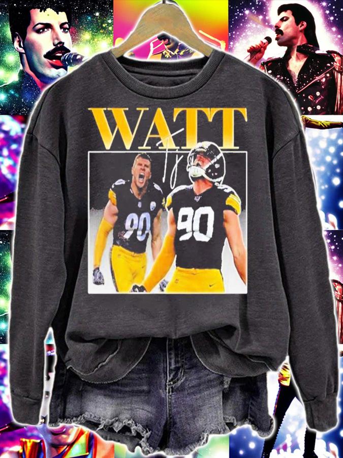 TJ Watt Pittsburg Steelers Vintage Retro 90s shirt t-shirt