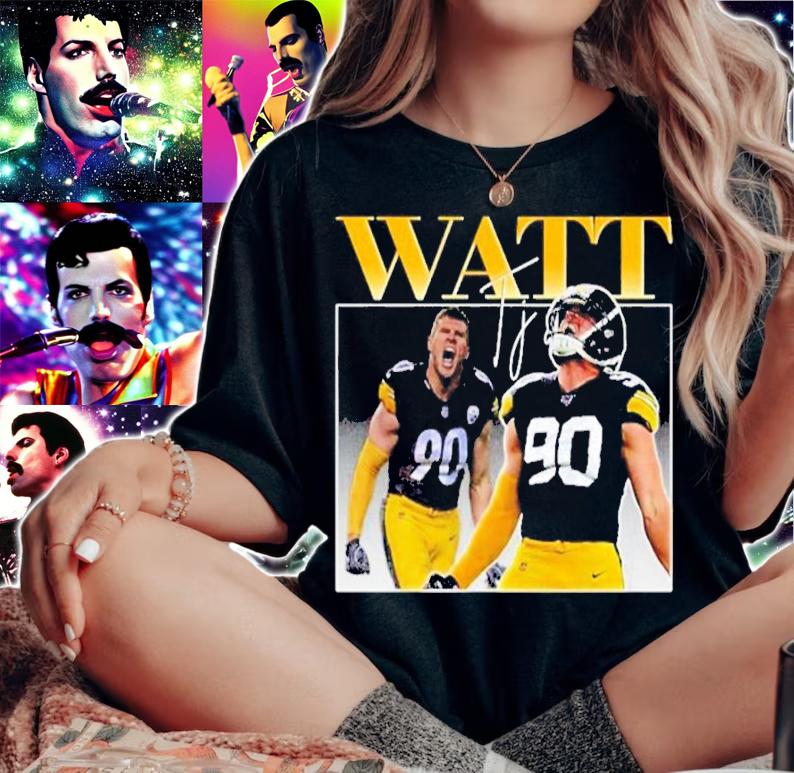TJ Watt Pittsburg Steelers Vintage Retro 90s shirt t-shirt