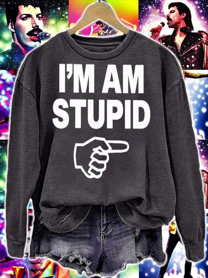Topatoco Kcgreenn I'm Am Stupid T-Shirt t-shirt