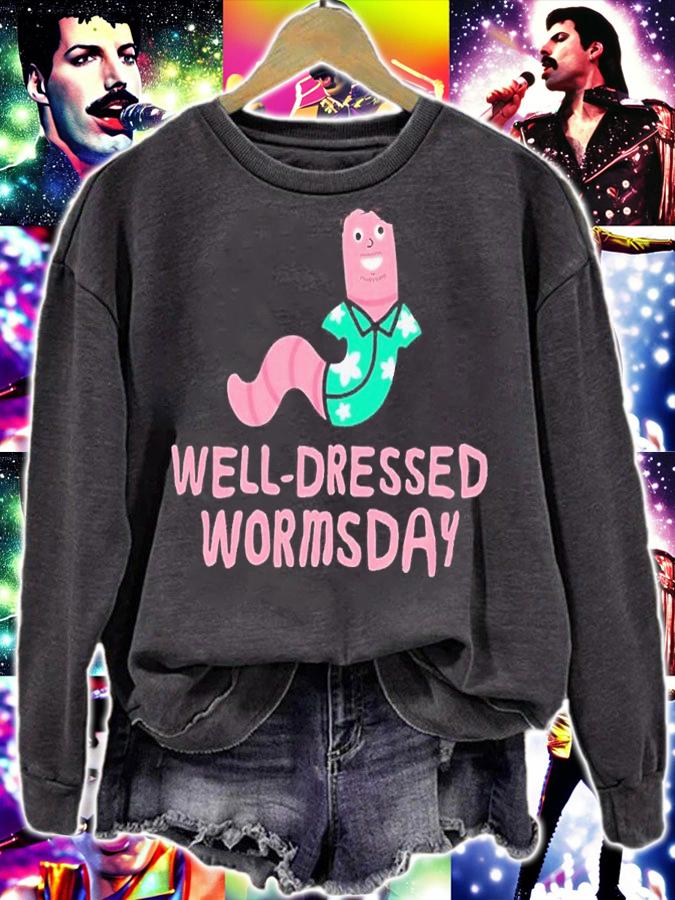 Well dressed wormsday shirt t-shirt sweatshirt