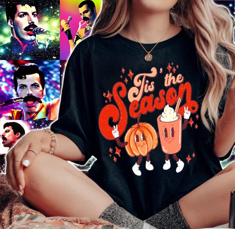 Cute Fall Pumpkin Spice Sweatshirt Tis' The Season Fall Shirt t-shirt