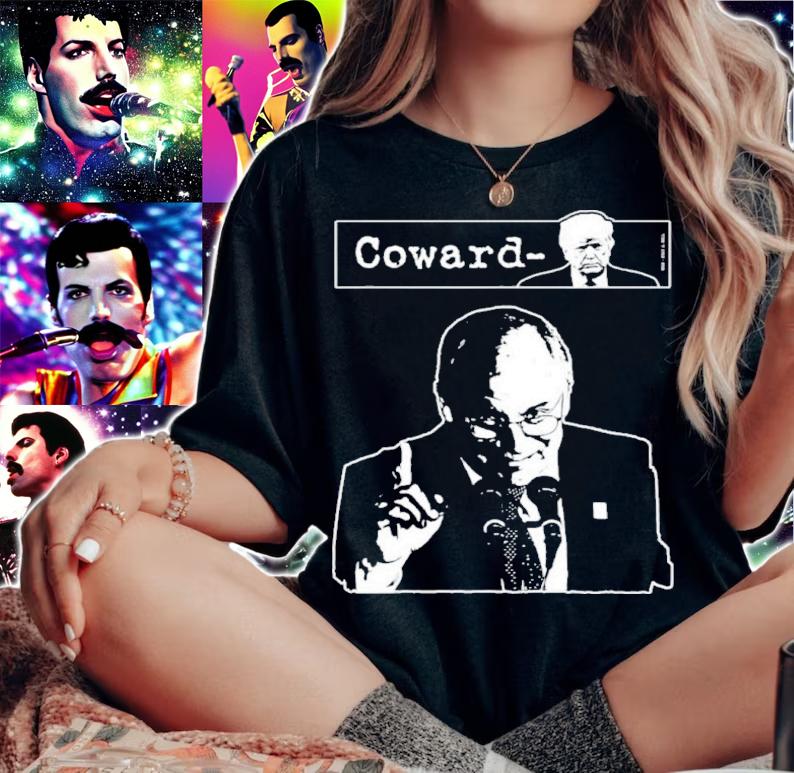 Dick Cheney Trump Is Coward Shirt t-shirt woman shirt