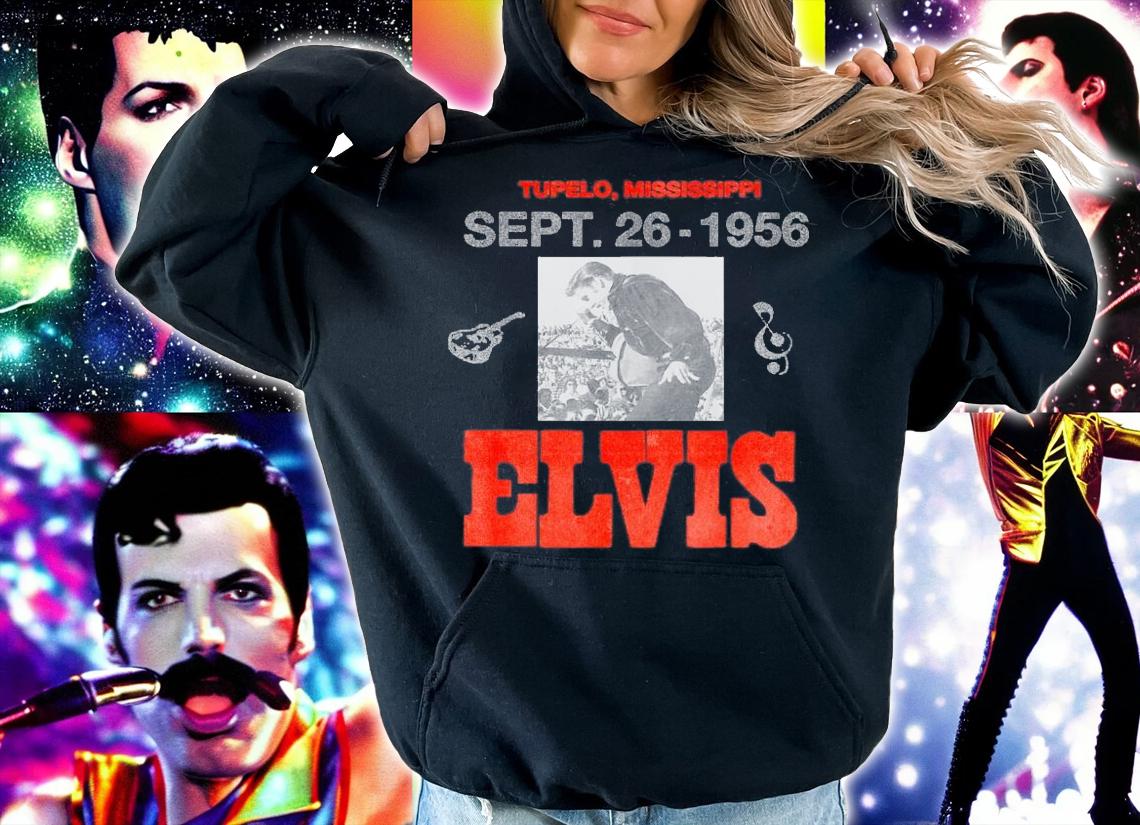 Elvis Presley 1956 Mississippi Concert T-Shirt t-shirt