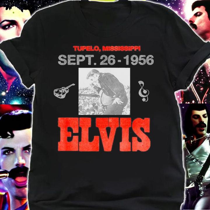Elvis Presley 1956 Mississippi Concert T-Shirt t-shirt