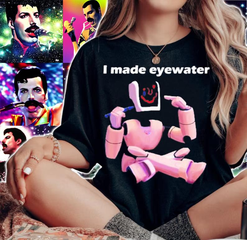 Eric Made Eyewater On His Face Mitchells Vs The Machines T-Shirt t-shirt