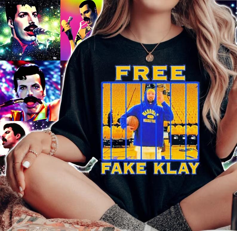 Fake Klay Thompson Big Daws Free Fake Klay T-Shirt t-shirt woman shirt
