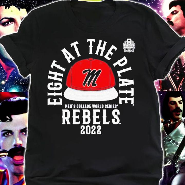 Fight At The Plate Men's College World Series Ole Miss Rebels 2022 Shirt t-shirt shirt