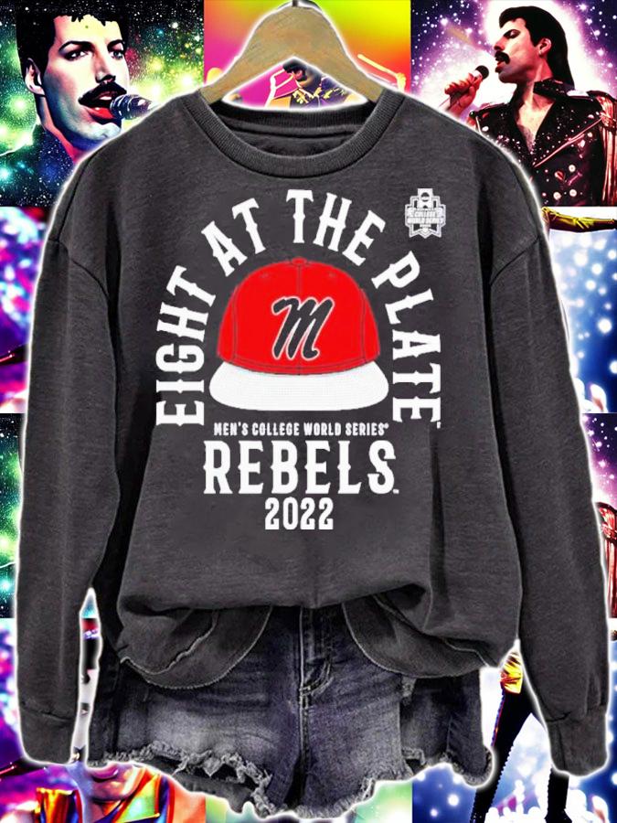 Fight At The Plate Men's College World Series Ole Miss Rebels 2022 Shirt t-shirt sweatshirt