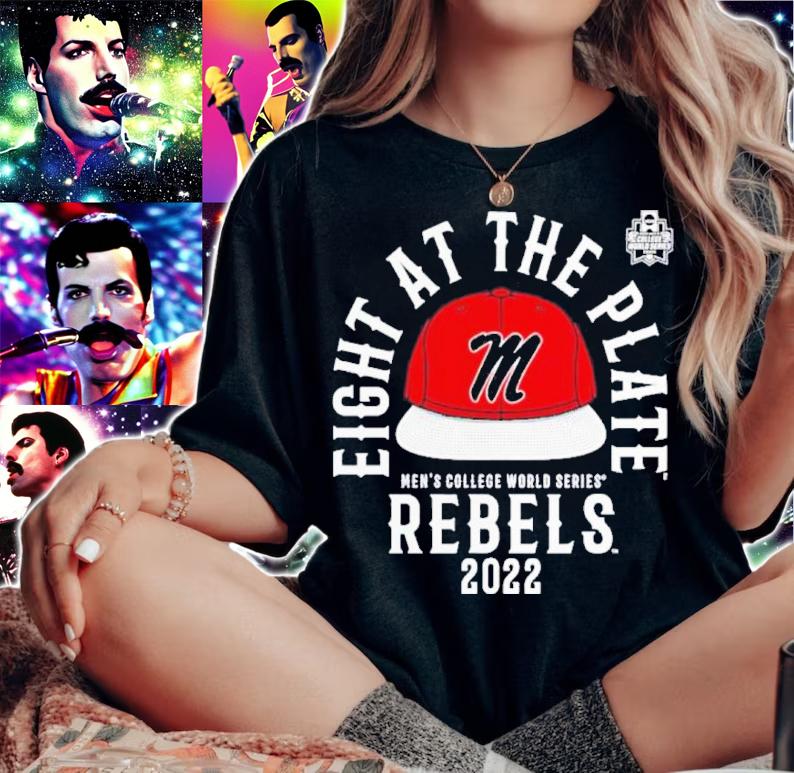 Fight At The Plate Men's College World Series Ole Miss Rebels 2022 Shirt t-shirt woman shirt