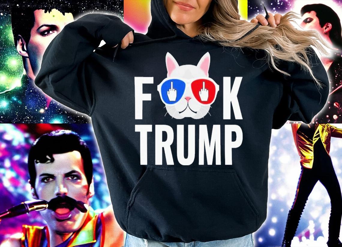 Fuck Anti Trump Cat Shirt t-shirt