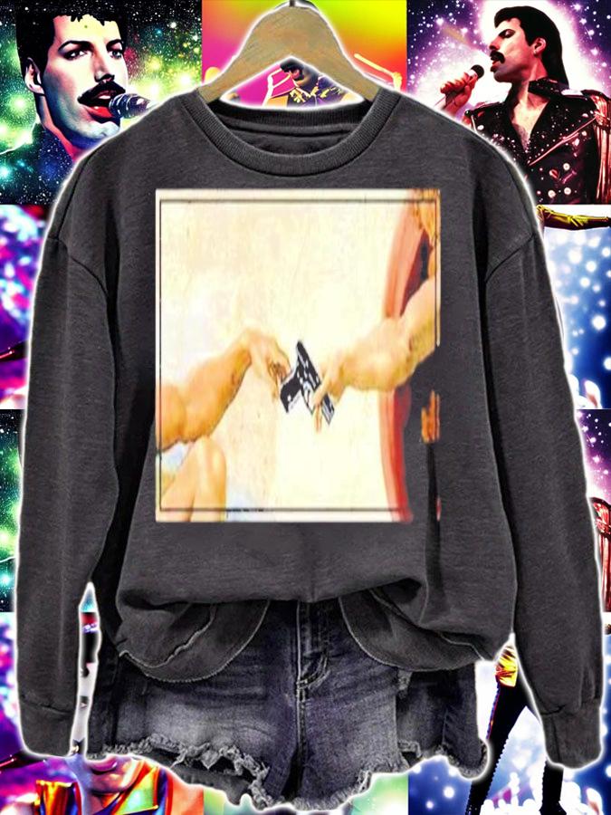 God Giving Adam A Glock Shirt t-shirt