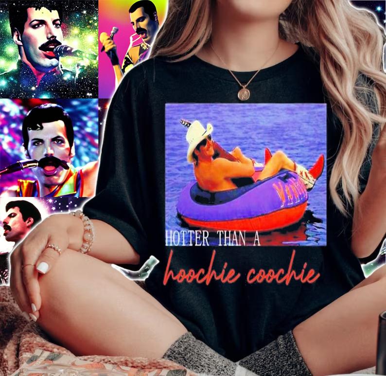 Hotter Than A Hoochie Coochie Original Funny T-Shirt t-shirt woman shirt