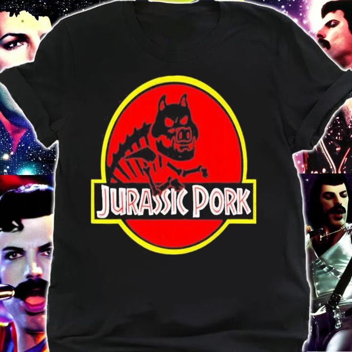 Jurassic Pork Dinosaur Pig Humorous Pork Funny Shirt t-shirt shirt