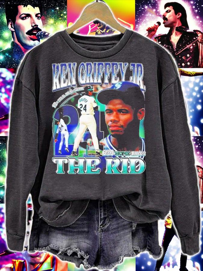 Legend Ken Griffey Jr Baseball 90s Bootleg Style T-Shirt t-shirt sweatshirt