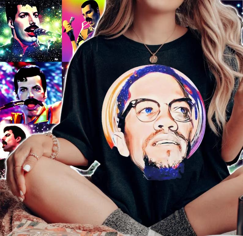 Malcolm X Portrait Active Shirt t-shirt