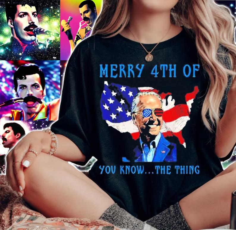 Merry 4th Of You Know The Thing Biden Meme 4th Of July Shirt t-shirt