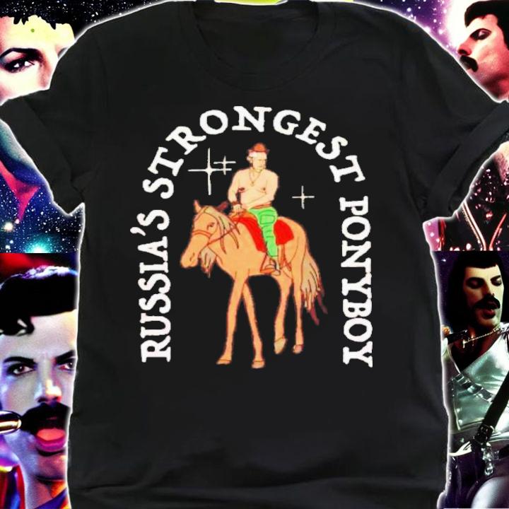 Putin Riding Horse Russias Strongest Ponyboy Club T-Shirt t-shirt shirt