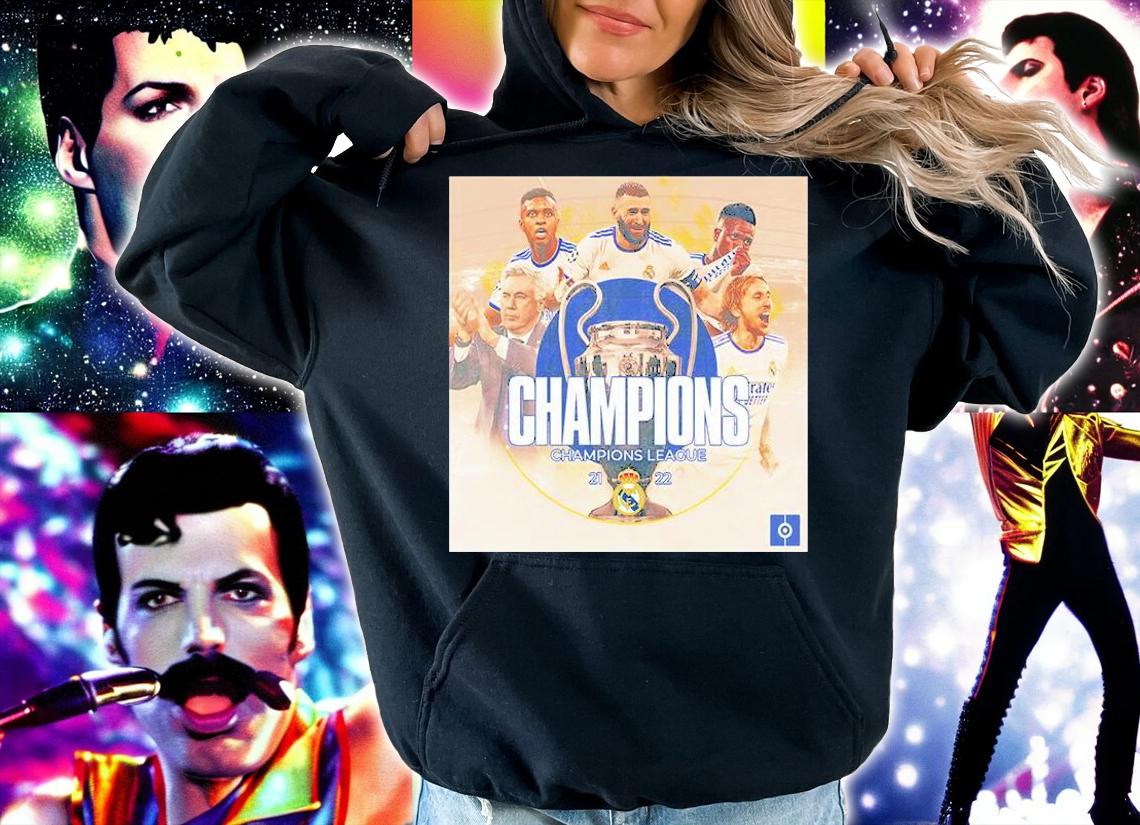 Real Madrid Win Their 14th Champions League T-Shirt t-shirt hoodie