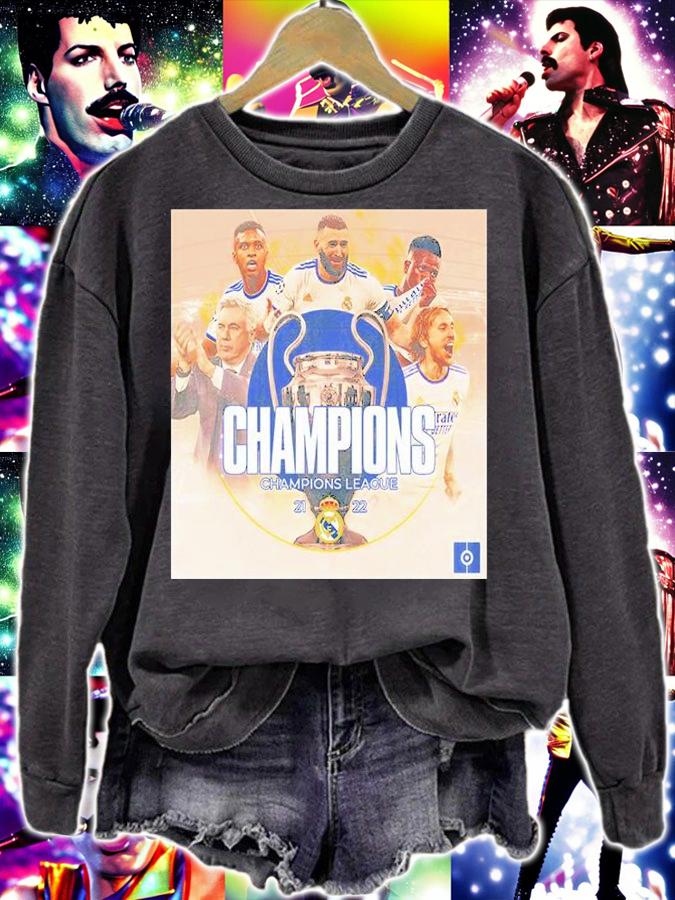 Real Madrid Win Their 14th Champions League T-Shirt t-shirt sweatshirt