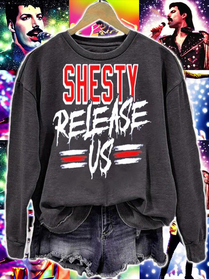 New York Rangers Shesty Release Us T-Shirt t-shirt sweatshirt