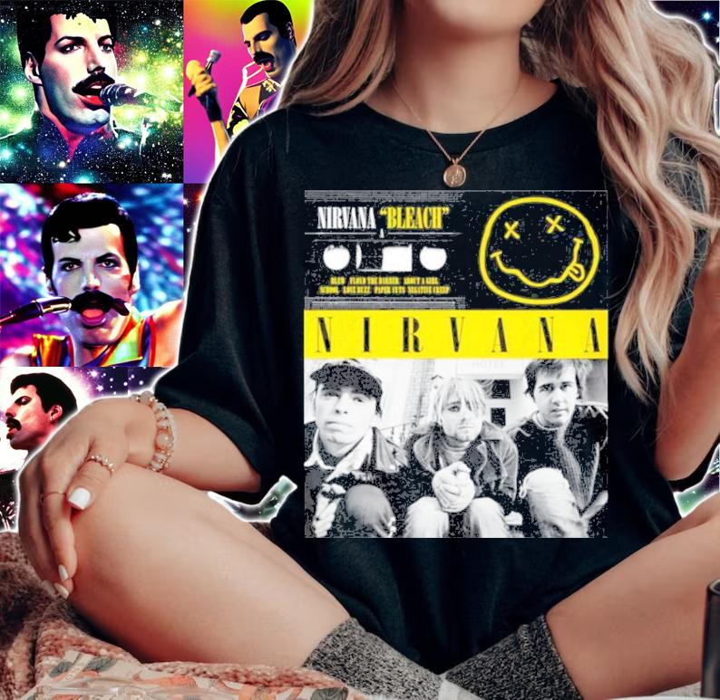 Nirvana Nirvana Bleach Cassettes T-Shirt t-shirt