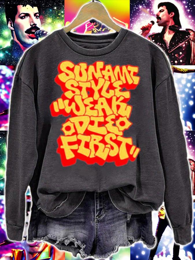 Official Sunami Style Weak Die First Shirt t-shirt