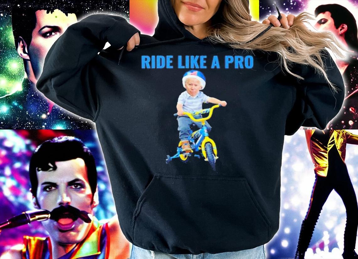 Ride Like A Pro Baby Joe Biden Bike Fall Meme Shirt t-shirt hoodie