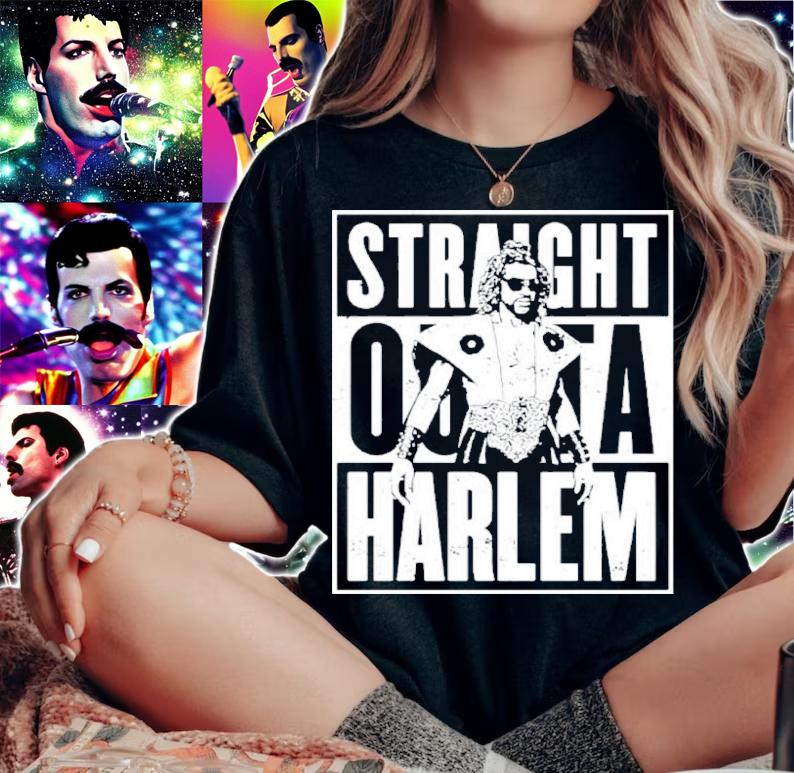 Sho'nuff Straight Outta Harlem Shirt t-shirt woman shirt