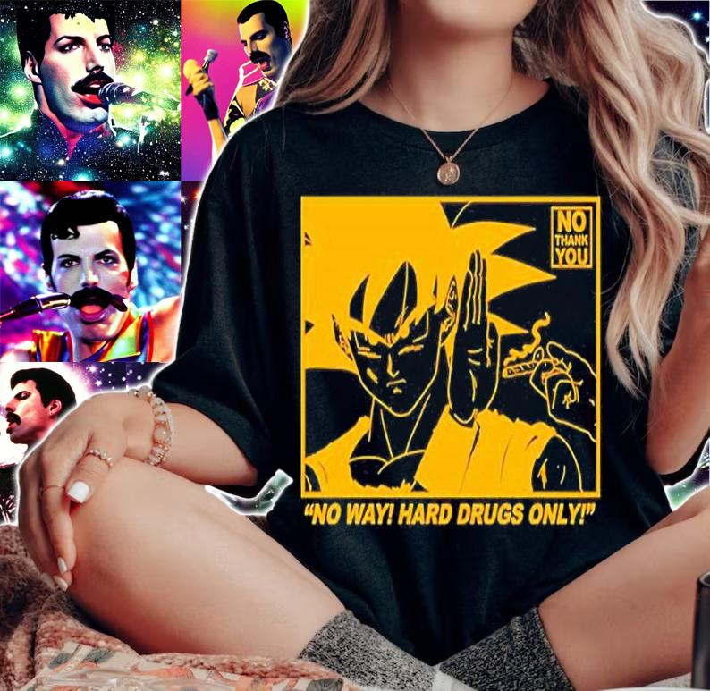 Skeleton Wizard No Way Hard Drugs Only No Thank You T-Shirt t-shirt woman shirt