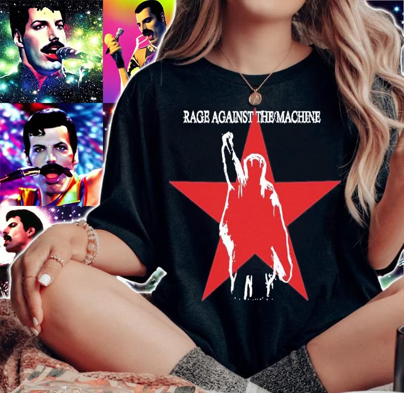 Star Machine Hail On Rage Against The Machine shirt t-shirt