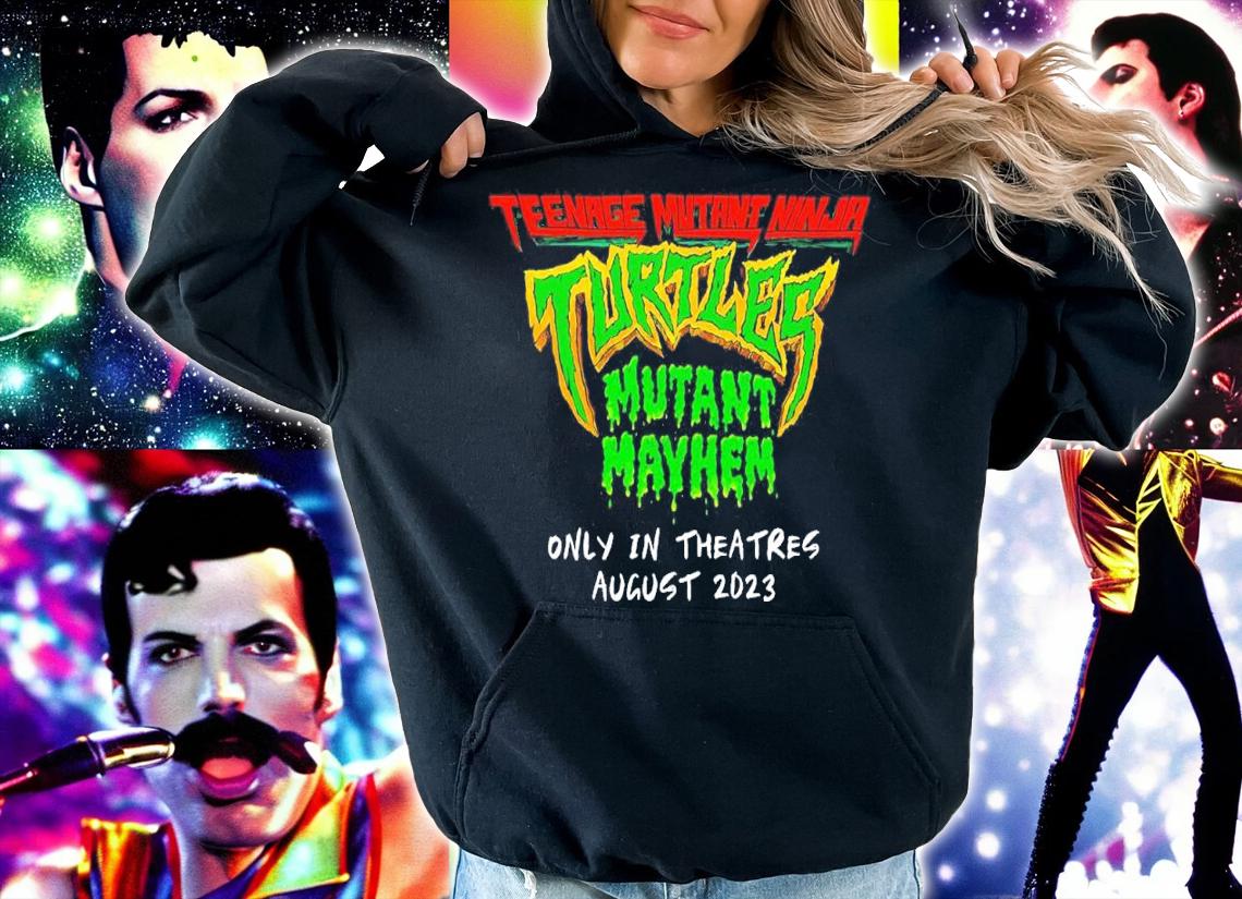 Teenage Mutant Ninja Mutant Mayhem onlu in theatres August 2023 shirt t-shirt