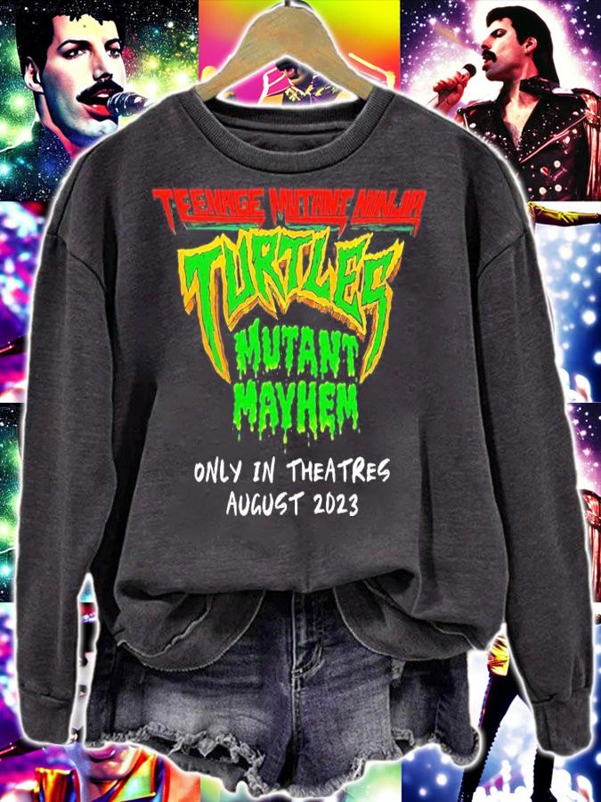Teenage Mutant Ninja Mutant Mayhem onlu in theatres August 2023 shirt t-shirt