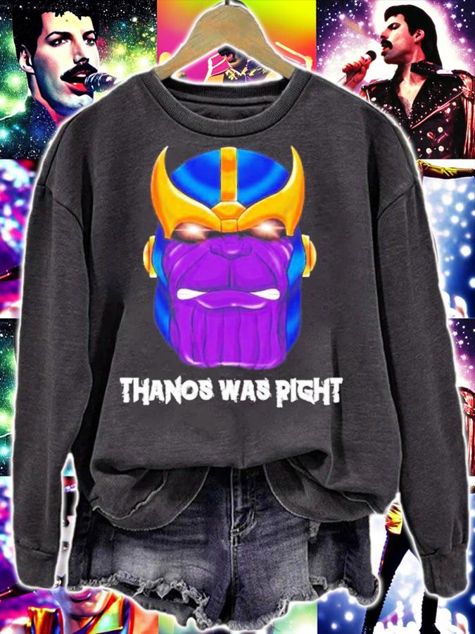 Thanos was right Destroy it all shirt t-shirt