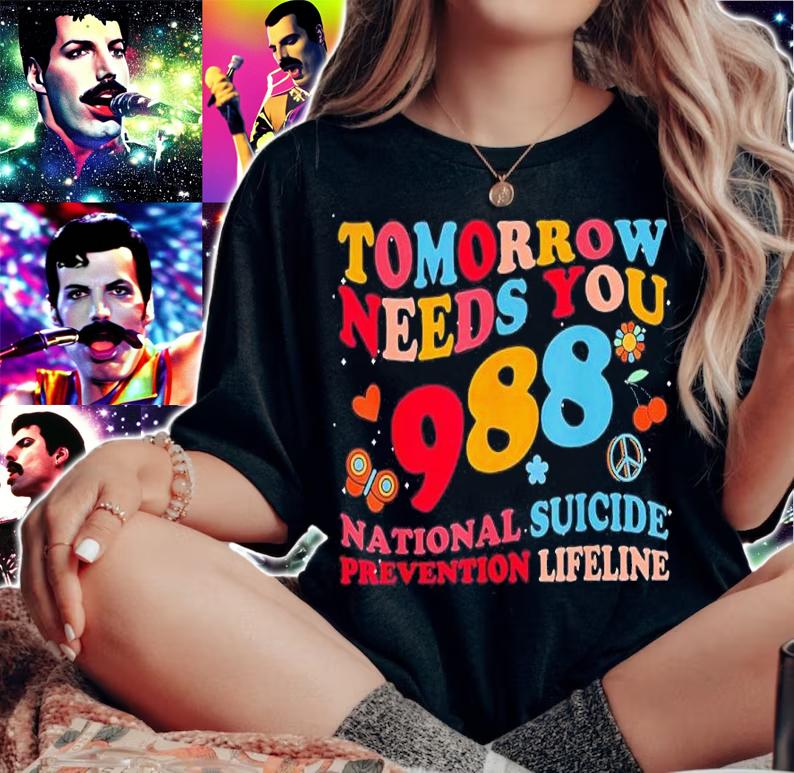 Tomorrow Needs You 988 Suicide Prevention Awareness Shirt t-shirt woman shirt
