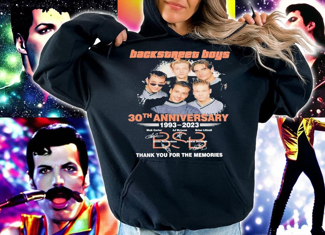 Vintage Backstreet Boy 30th Anniversary 1993-2023 Thank You For The Memories Shirt t-shirt