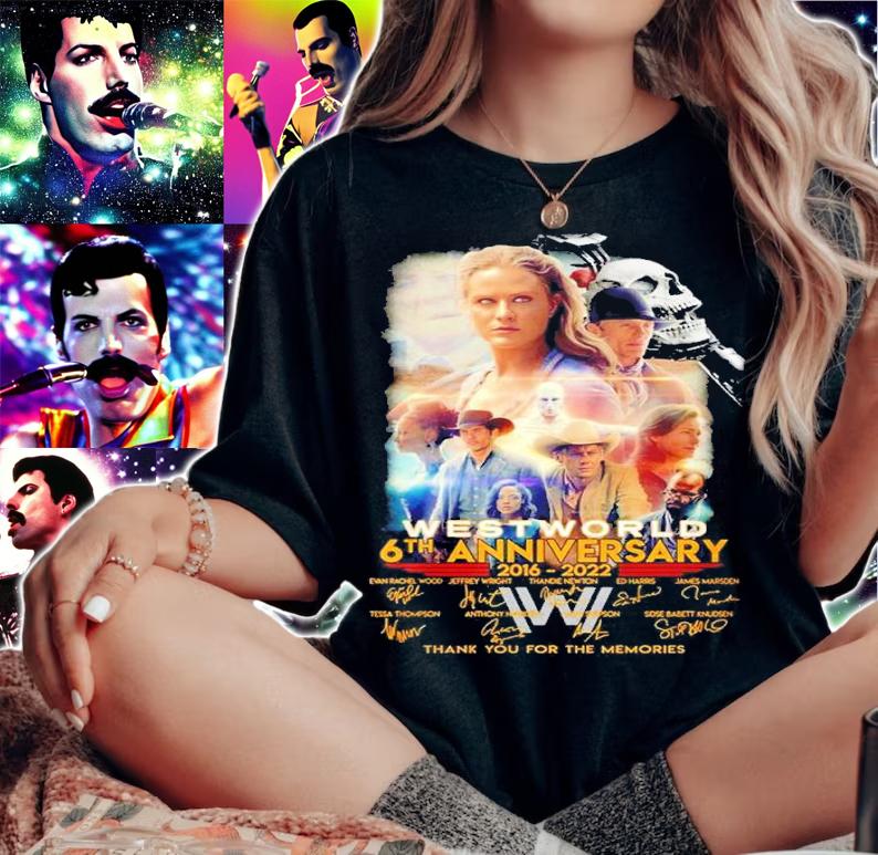 West World 6th anniversary 2016 2022 thank you for the memories shirt t-shirt