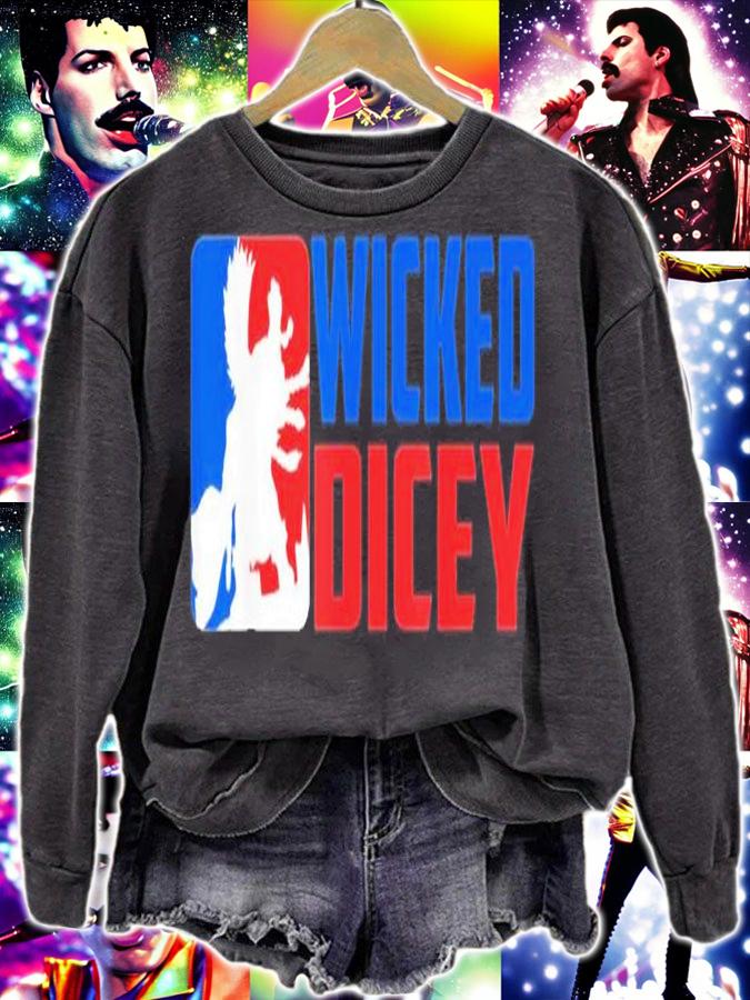 Wicked Dicey baseball logo style shirt t-shirt