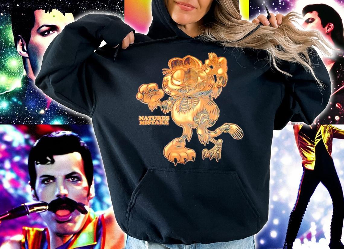 Zombie Garfield Natures Mistake shirt t-shirt