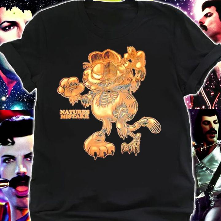 Zombie Garfield Natures Mistake shirt t-shirt