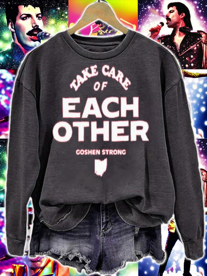 Take Care Of Each Other Goshen Strong Shirt t-shirt sweatshirt